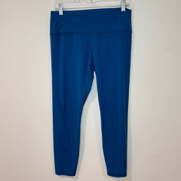 Athleta Women's Leggings Transcend 7/8 Tight Blue Ankle Stretch XL Tall Workout - Picture 1 of 6